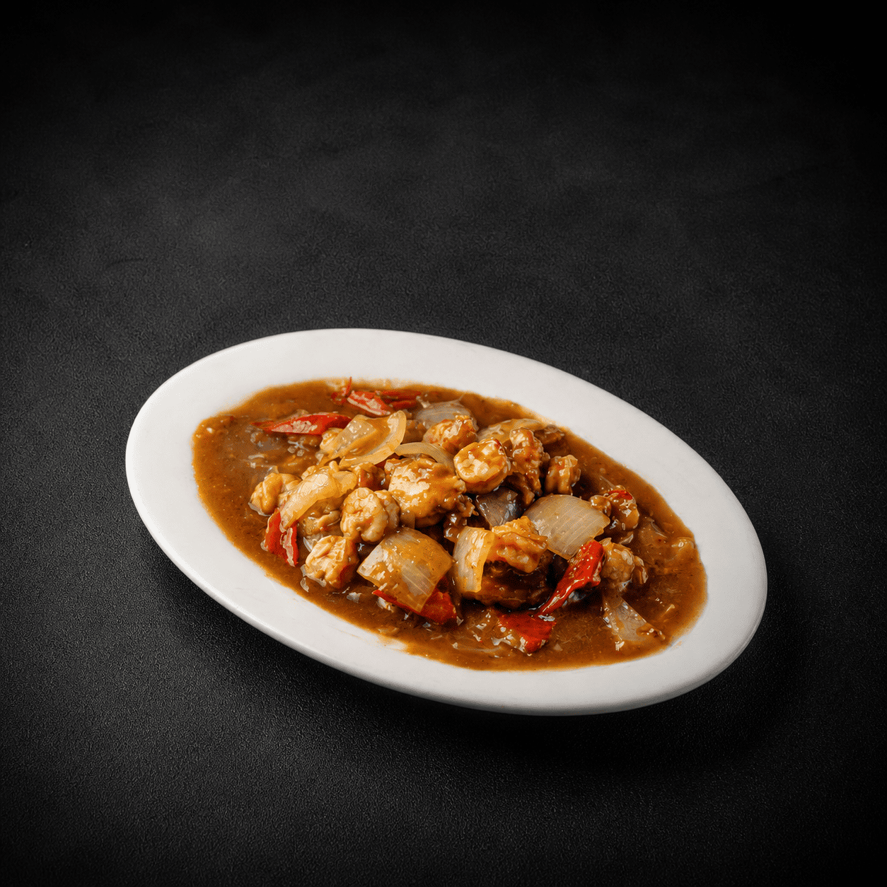 Udang Goreng Saos Tiram